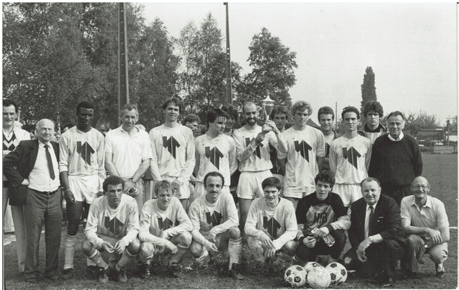 Figuur 5: Crossing Elewijt won de beker van Brabant in 1988