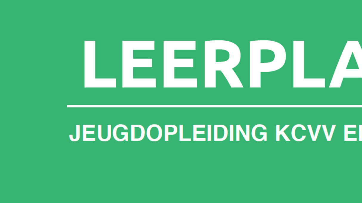 Leerplannen voor de jeugdwerking