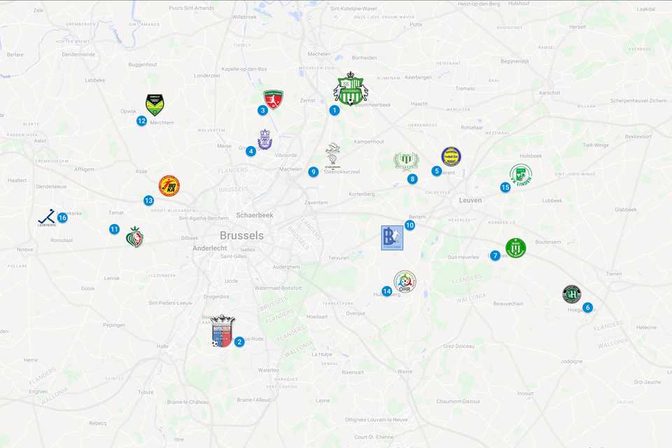 (voorlopige) reeksindelingen 2022-2023