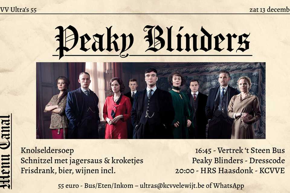 Peaky Binders Bus - Canal + Haasdonk - KCVV Elewijt